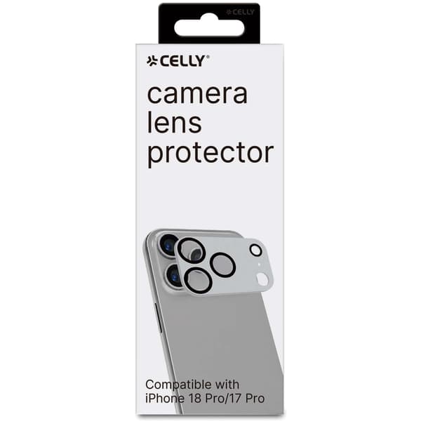 iPhone 18/17 Pro Kameralinsskydd – Silver