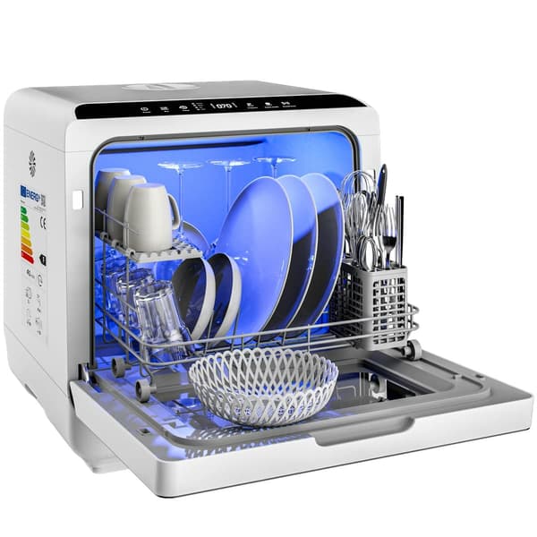 Bordopvaskemaskine 45L, WiFi, 6 programmer, 45cm