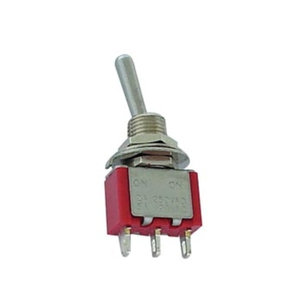 Lodret vippekontakt Spdt On-On - Pcb Type