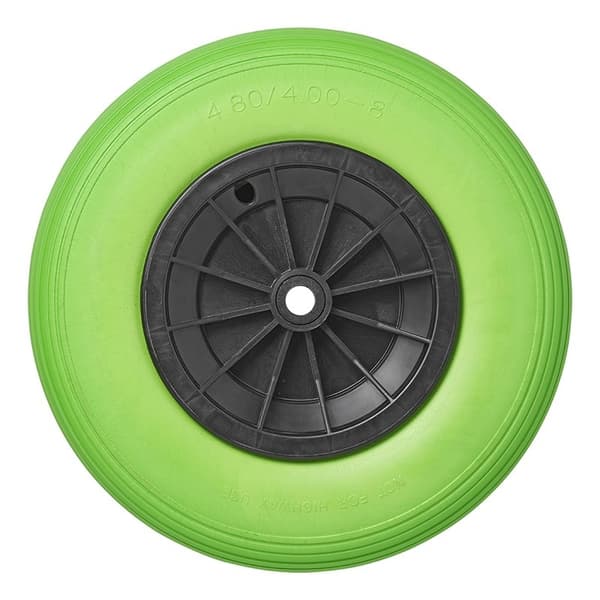 PU-däck med plastfälg 16" 4.00-8