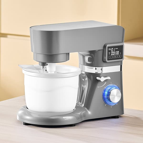 Ismaskine 1,7 l, 6-hastigheds standmixer med LED-timer