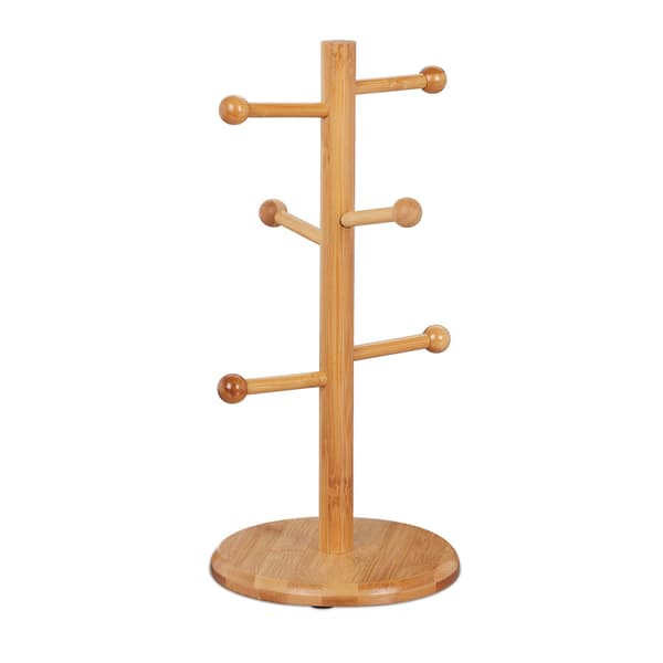 Pretzel stand bambus