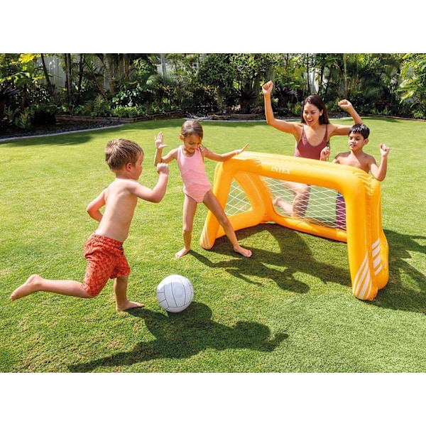 Oppusteligt fodboldmål 140 x 89 x 81 cm INTEX 58507