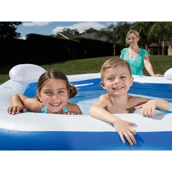 Uppblåsbar pool femkant 213 x 207 x 69 cm Bestway 54153