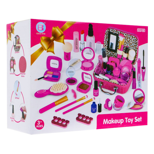 Princess Beauty Set: 22-delad sminkleksak för barn