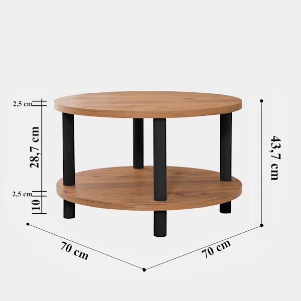 Soffbord Roby - Svart