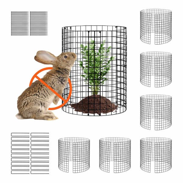 6-pack hönsnätsburar för växter, 30 x 35 cm