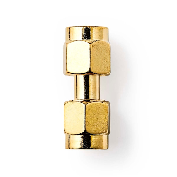 SMA-adapteri | SMA uros | SMA uros | Kullattu | 50 Ohm | Suora | Kupari | Kulta | 2 kpl | Laatikko