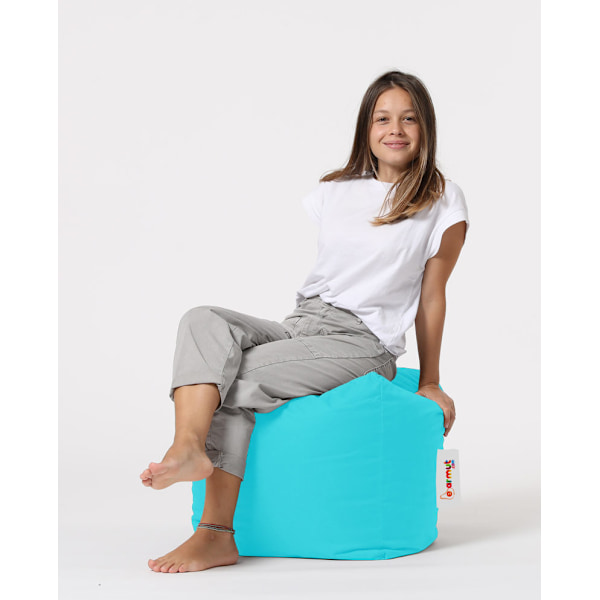 Garden Pouff Square Pouf - turkoosi