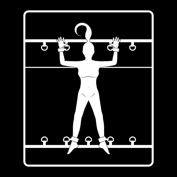 Fetish Submissive - Lyxiga sängklipsar med noprenfoder