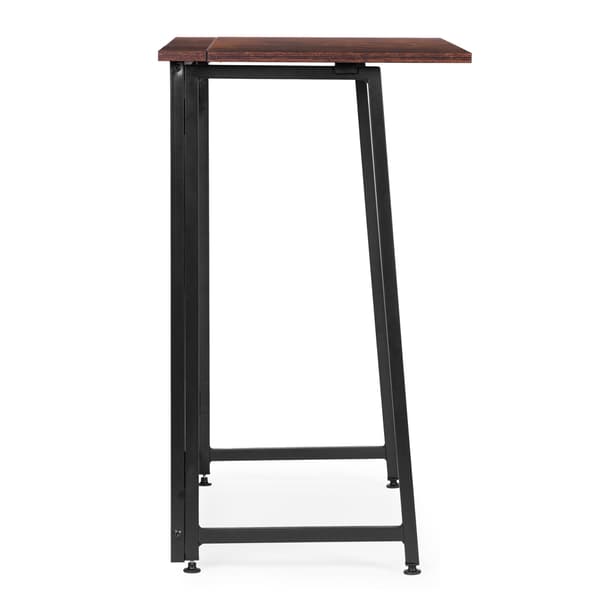 Hopfällbart laptopbord, 80x45 cm, MDF och metall