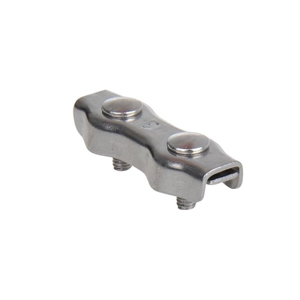 Duplexklämma 3 mm. A4 RVS AISI 316