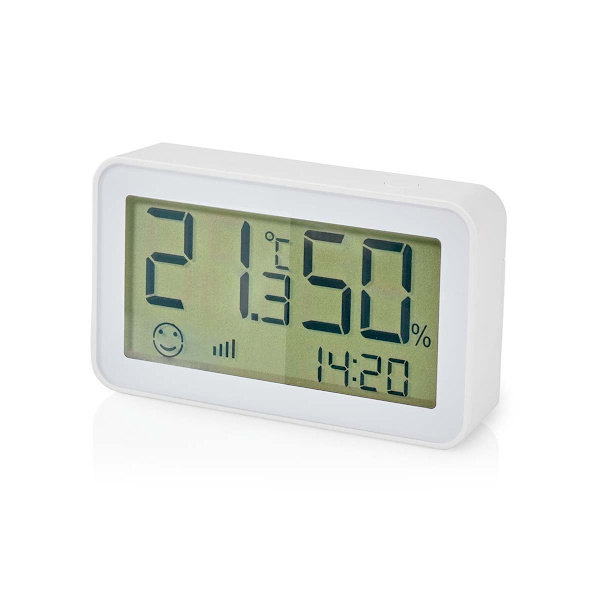 SmartLife Klimasensor | Zigbee 3.0 | Batteri | Android™ / IOS | Hvid