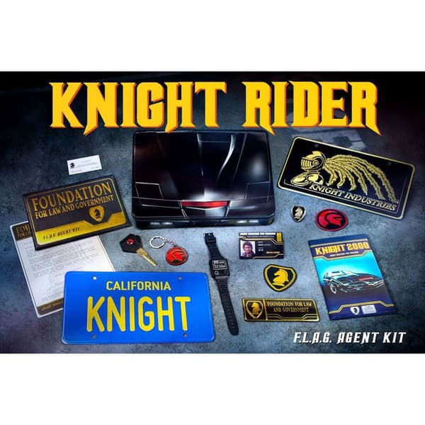 Replika af Knight Rider Flag Agent-sættet