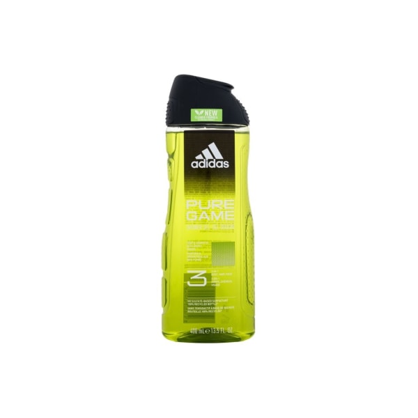 Adidas - Pure Game Shower Gel 3-In-1 New Cleaner Formula - For M