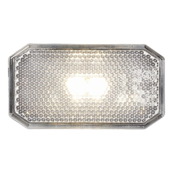 Forreste positionslygte 12/24V hvid 80 x 44 mm LED