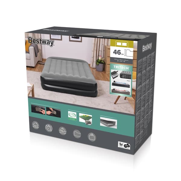 Tritech Luftmadrass 2.03m x 1.52m x 46cm