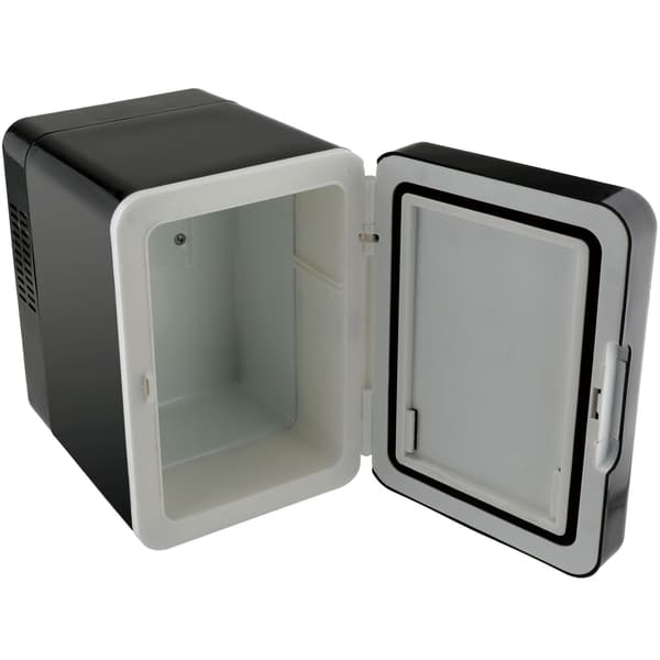 Minikøleskab/varmer, 4L, 220V + 12V, sort