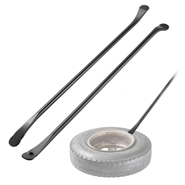Däckmonterings- och demonteringsjärn, 2-pack, 970 mm, legerat stål
