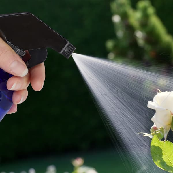 Sprayflaske glas blå, sæt med 2 stk