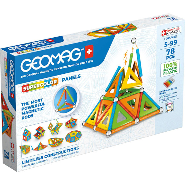 Geomag Supercolor Panels 78 Delar