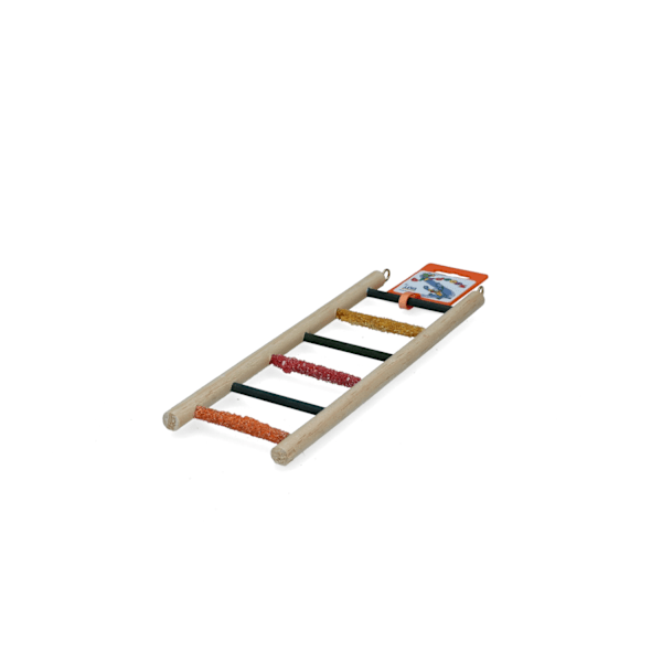 Birrdeeez Budgie Ladder 6 askelmaa All Wood