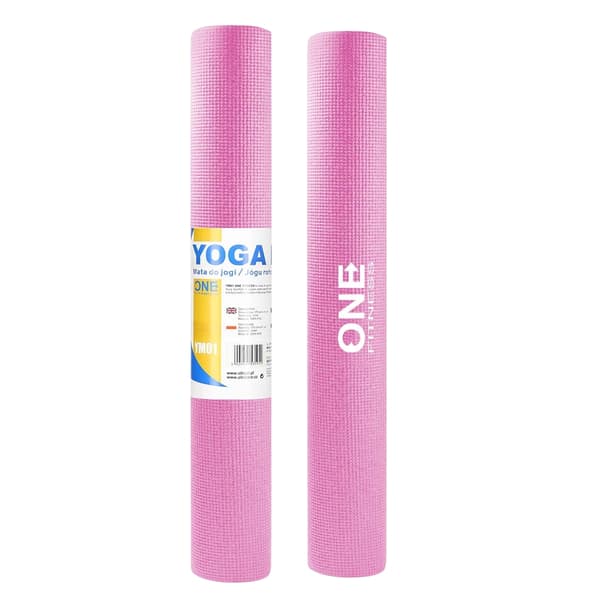 Yogamatta, rosa – halkfri, lätt, hållbar