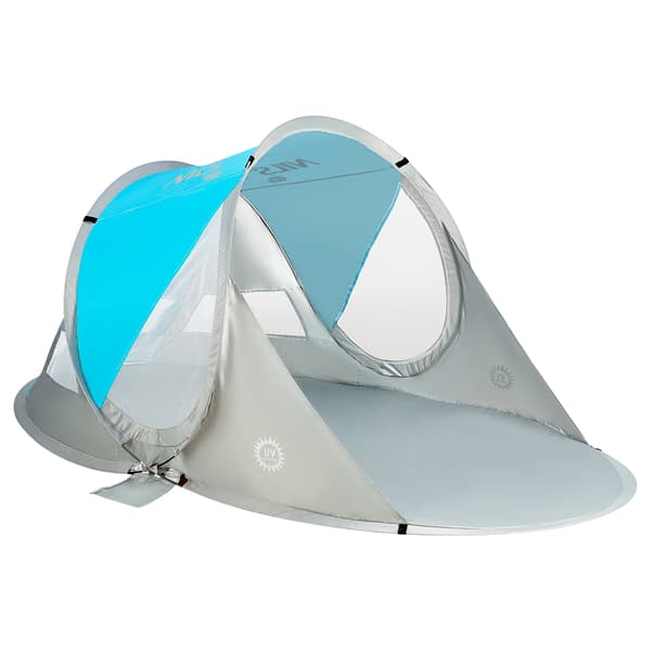 Pop Up -rantateltta, sininen, UV-suoja