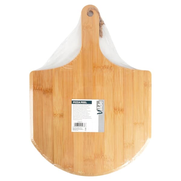 Bambuinen pizzalapio ergonomisella kahvalla, 40x28 cm