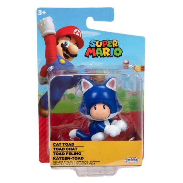 Nintendo Super Mario Katt Padda figur 6,5 cm