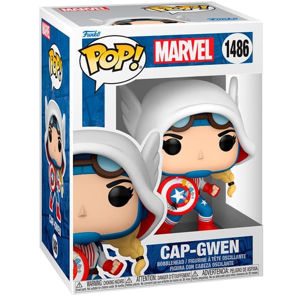 Marvel Cap-Gwen figur, 6-tommer samleobjekt actionlegetøj