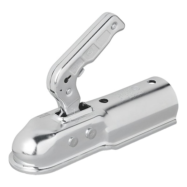 Kuglekobling stål lodret 2 huller runde 60mm 1300kg bremset