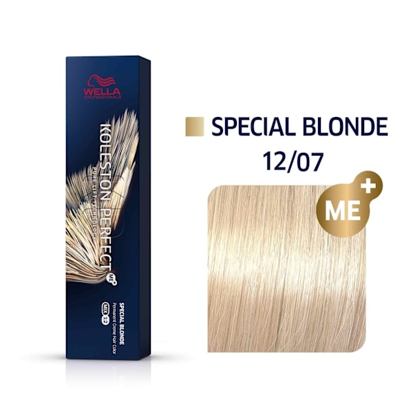 Wella Professionals, Koleston Perfect Me+, Permanent Hair Dye, 12/07 , 60 ml