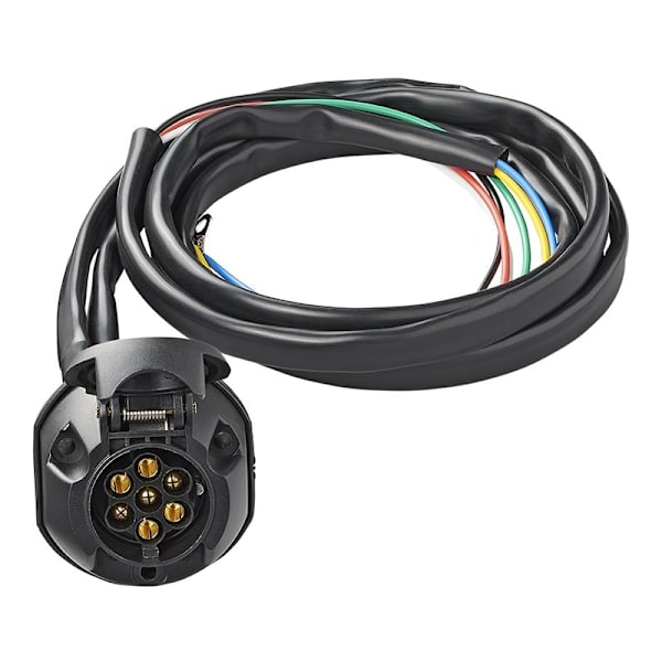 Förkopplad uttag 7-polig PVC + 1,50M kabel