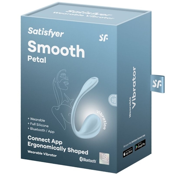 Satisfyer - Smooth Petal G-Point Stimulator Himmelblå Gratis App
