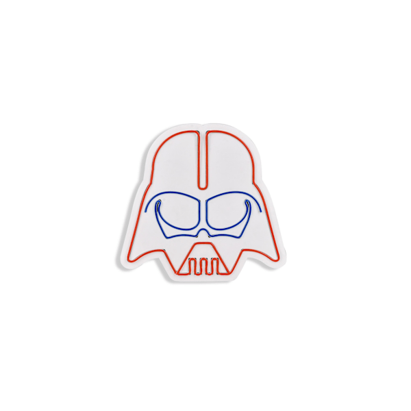 Dekorativ Plast Led-belysning Darth Vader - Röd Blå