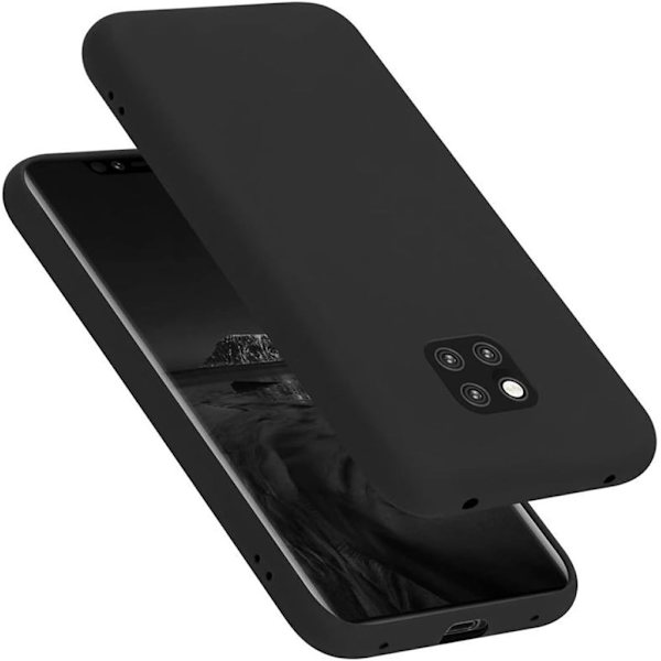 SiGN Liquid Silicone Cover till Huawei Mate 20 - Svart