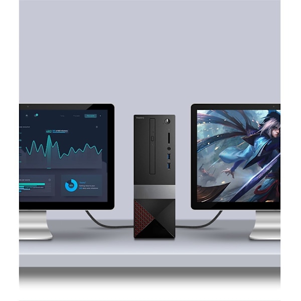 Kaapeli DisplayPort-kaapeli kestävä joustava DP112 DP1.4 8K 3m musta