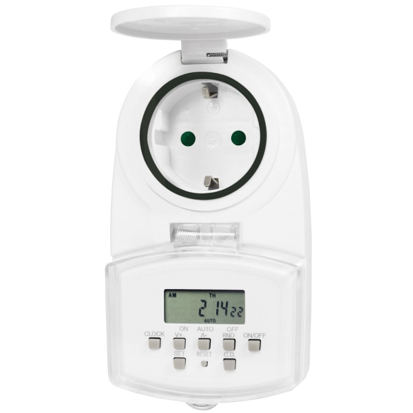Udendørs timer Digital 1800W IP44