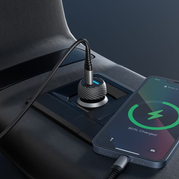 Autolaturi 1xUSB-C PD 1xUSB-A 35W