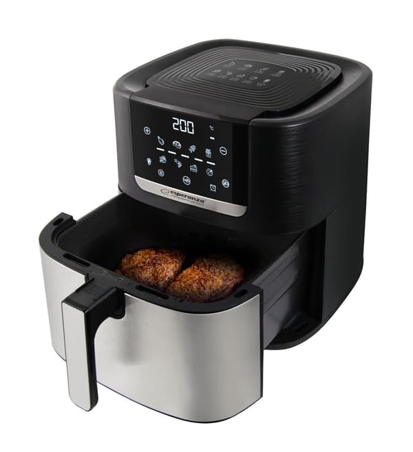 8L oliefri airfryer, 8 programmer, optøning, timer