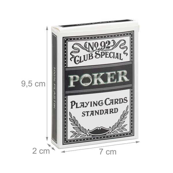 Vandtætte plastik pokerkort