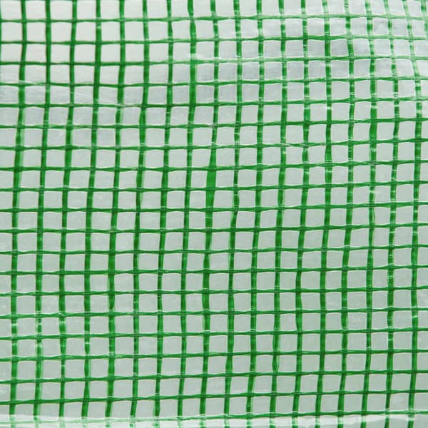 Drivhus med vinduer, 3x3m, mørkegrøn