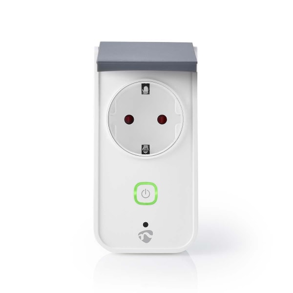 SmartLife Älypistorasia | Wi-Fi | IP44 | Virtamittari | 3680 W | Maadoitettu virtaliitin / Tyyppi F (CEE 7/7) | -30 - 40 °C | Android™ / IOS | Harmaa