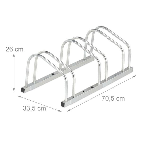 Cykelstativ til 3 cykler