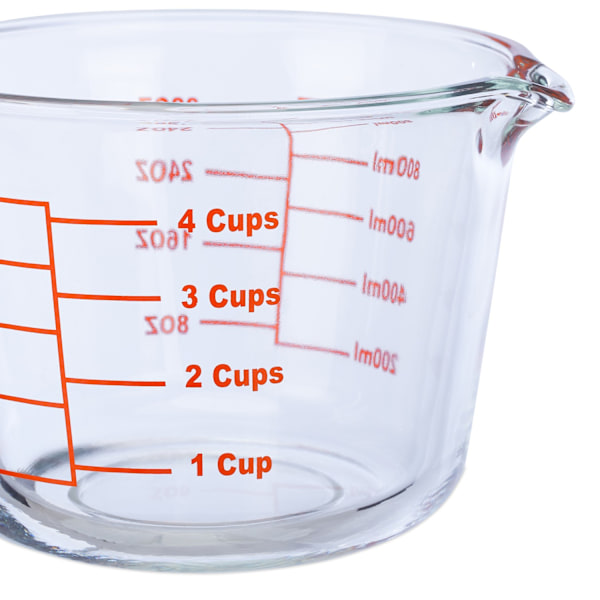 Målekande i glas 1000 ml