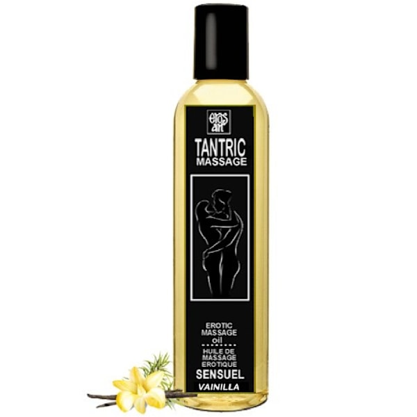 Eros-Art - Luonnollinen tantrinen hierontaöljy ja afrodisiaakkivanilja 30 ml