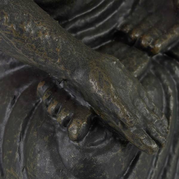 Siddende Buddha figur 18 cm