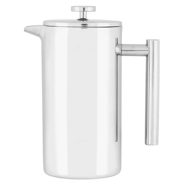 Kaffepresse i rustfrit stål, 1 liters kapacitet