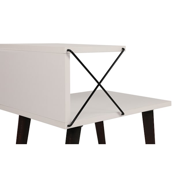 Nattduksbord Cross - Vit
